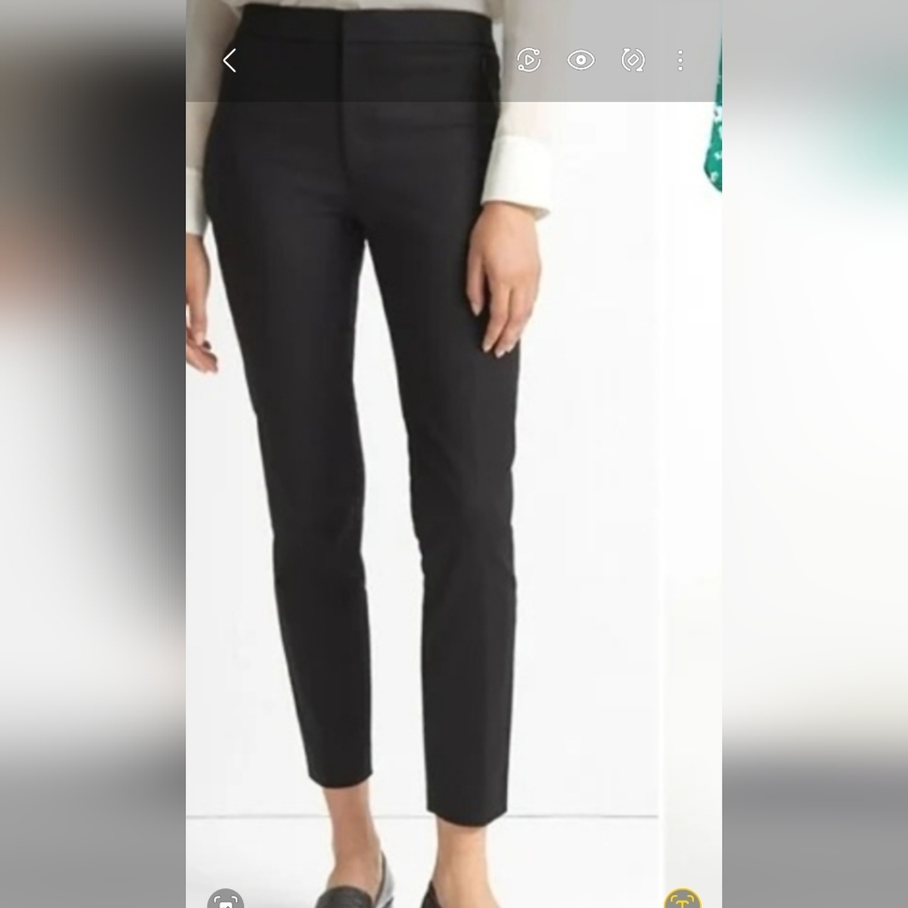 Club Monaco Black Ankle Cropped Pants